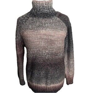 PrAna Autumn Rein Turtleneck Sweater Wool Blend Small Tunic Length Pink